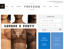 Tablet Screenshot of freedomrecruit.com